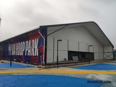 黑龍江籃球館大篷 定制滑冰館篷房 出售戶外球館