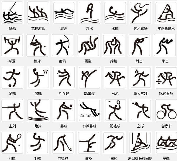 火柴人簡(jiǎn)筆畫(huà) 體育的魅力